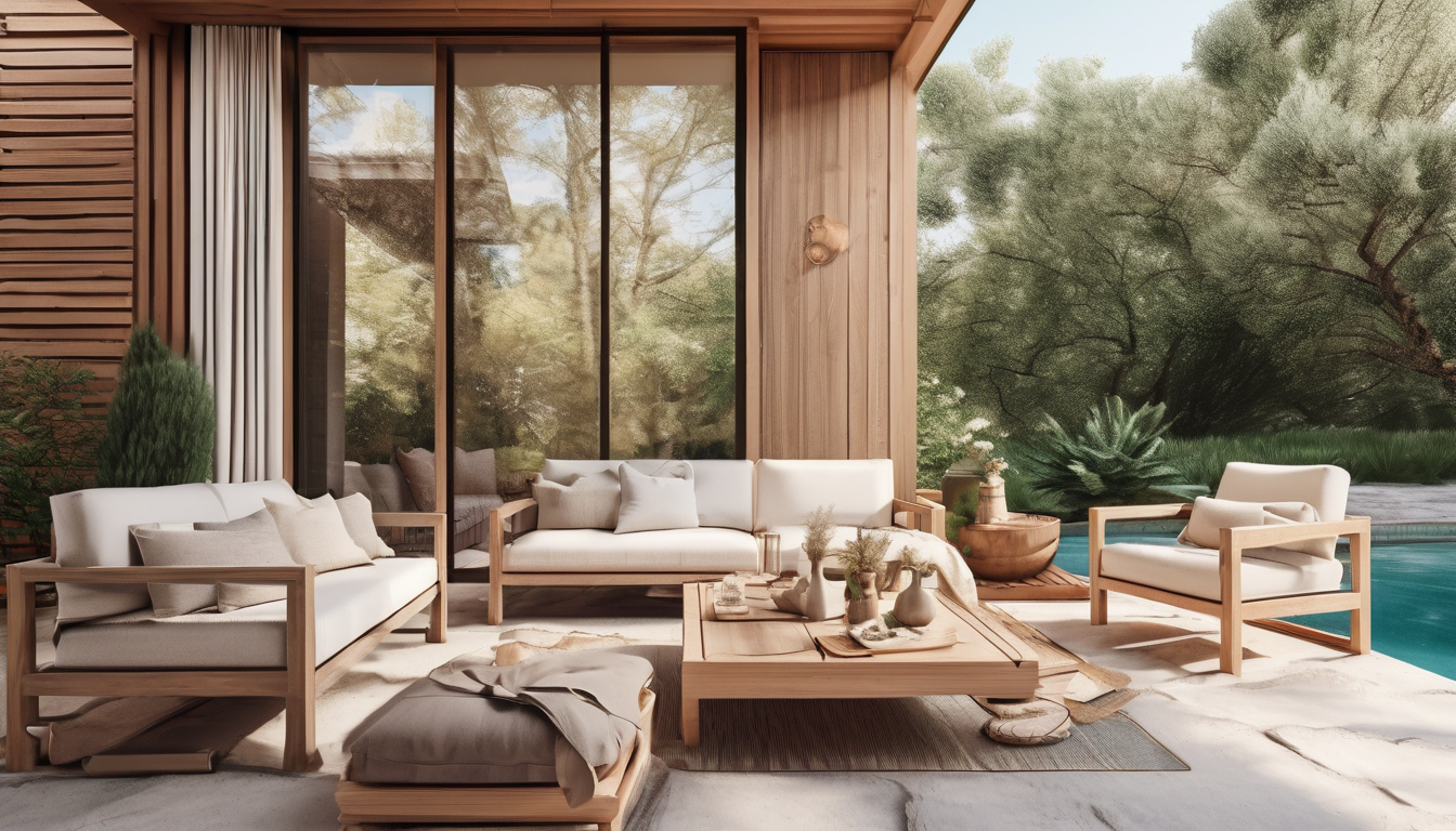 How to Protect Outdoor Wooden Furniture from Termites and Moisture - professional treatment application in Dubai garden
