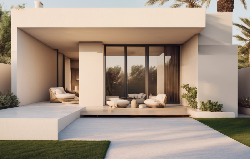 Signs of Termite Damage in Dubai Villa Structures - mud tubes on villa foundation