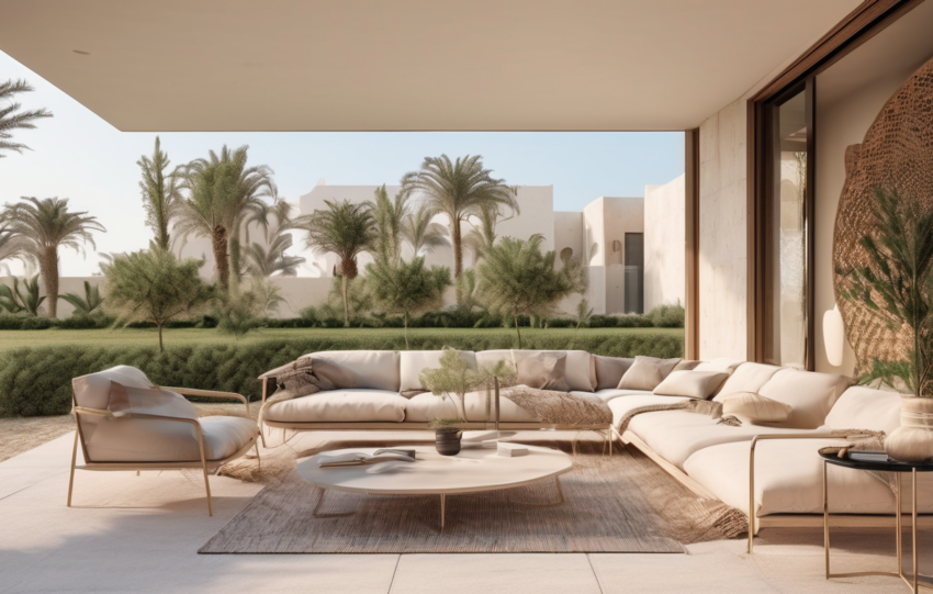 Termite Inspection Checklist for Dubai Villas - professional inspector examining villa foundation for termite evidence