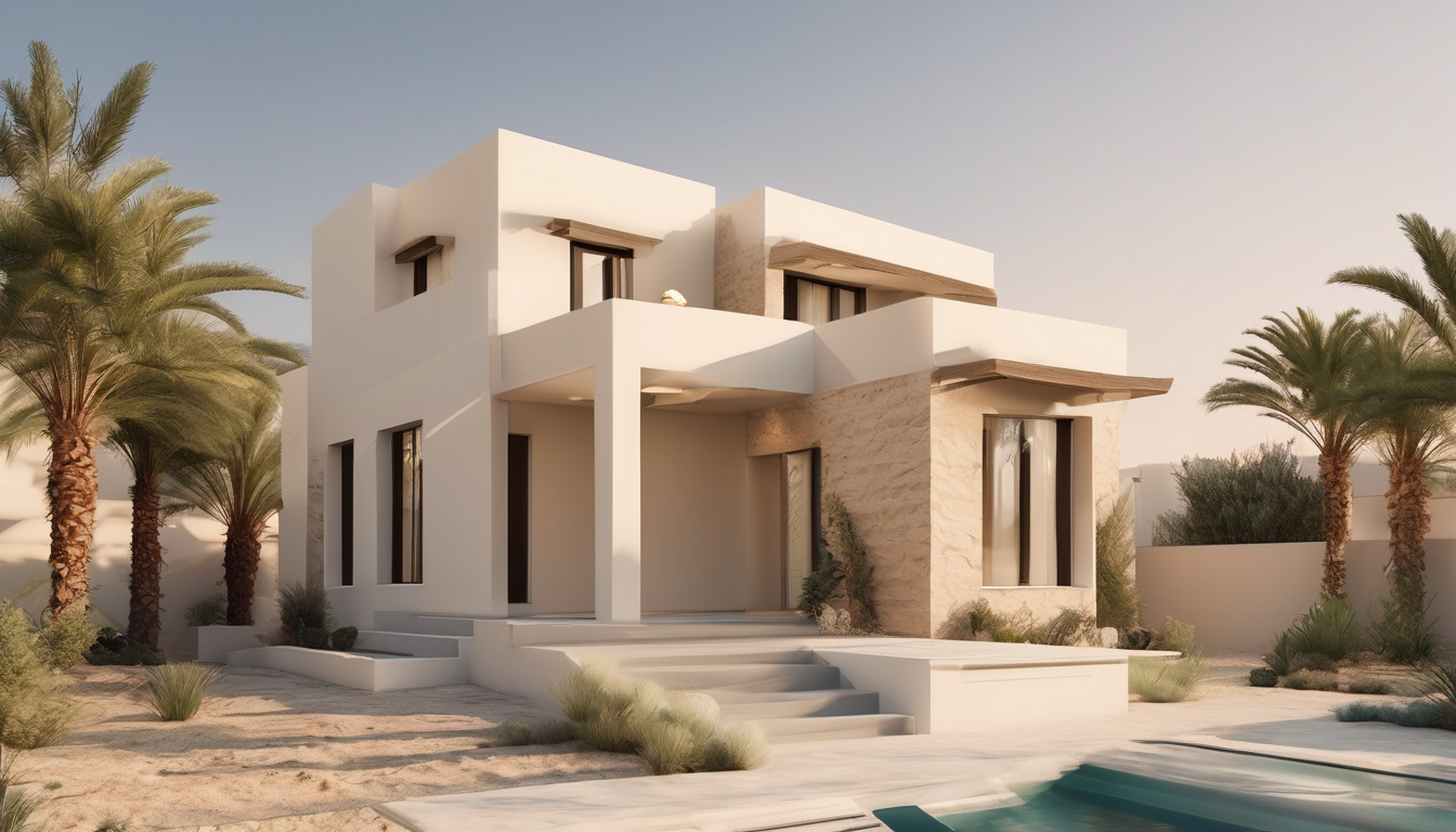 Termite Inspection Checklist for Sharjah Villas - professional technician examining villa foundation for termite activity