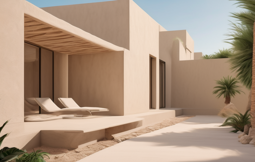 Termite mud tubes identification and what they mean - subterranean termite shelter tubes on Dubai villa foundation