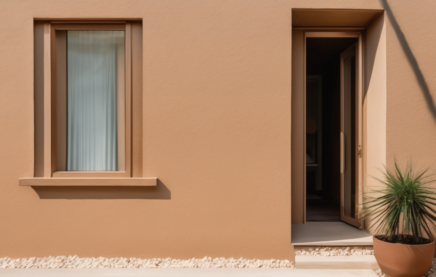 Termite mud tubes identification and what they mean - pencil-width tunnels on Dubai villa foundation