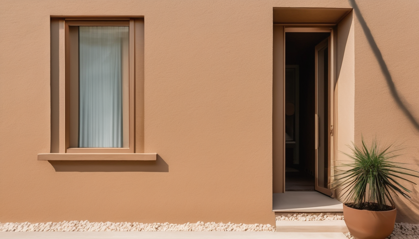 Termite mud tubes identification and what they mean - pencil-width tunnels on Dubai villa foundation