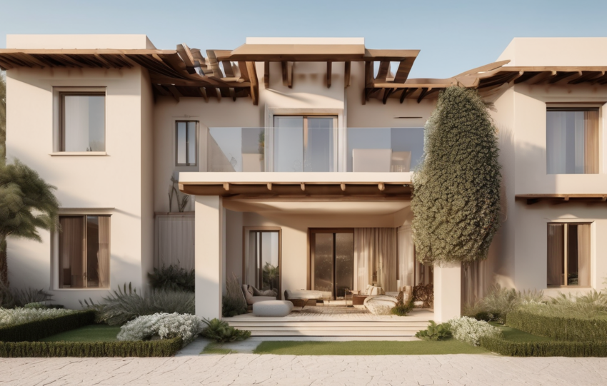 Termite Soil Treatment Methods for UAE Villas - professional technician applying termiticide barrier around Dubai villa foundation