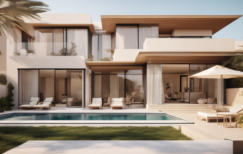 Termite Inspection Cost Factors for Dubai Properties - professional inspector assessing villa foundation in Dubai